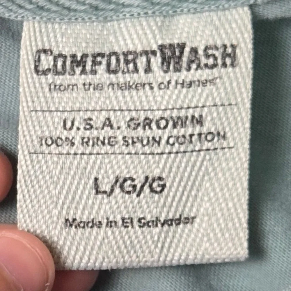 ComfortWash for KING & COUNTRY Graphic Tee Mens Large Blue God Only Knows Shirt